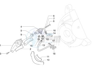 Beverly 125 drawing Secondairy air box