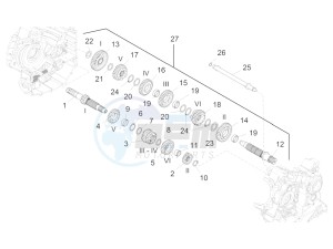 ETV 1200 Caponord Rally (EMEA, APAC) drawing Gear box - Gear assembly