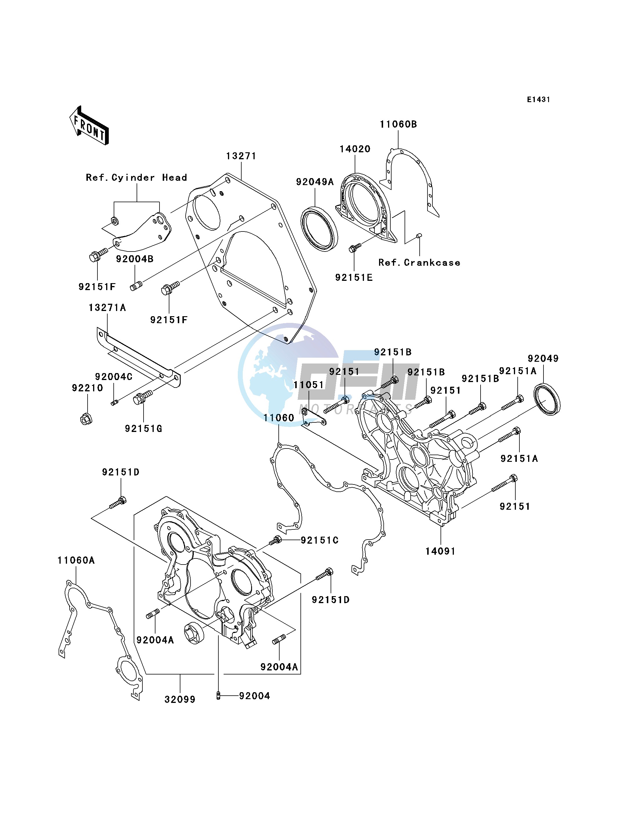 ENGINE COVER-- S- -