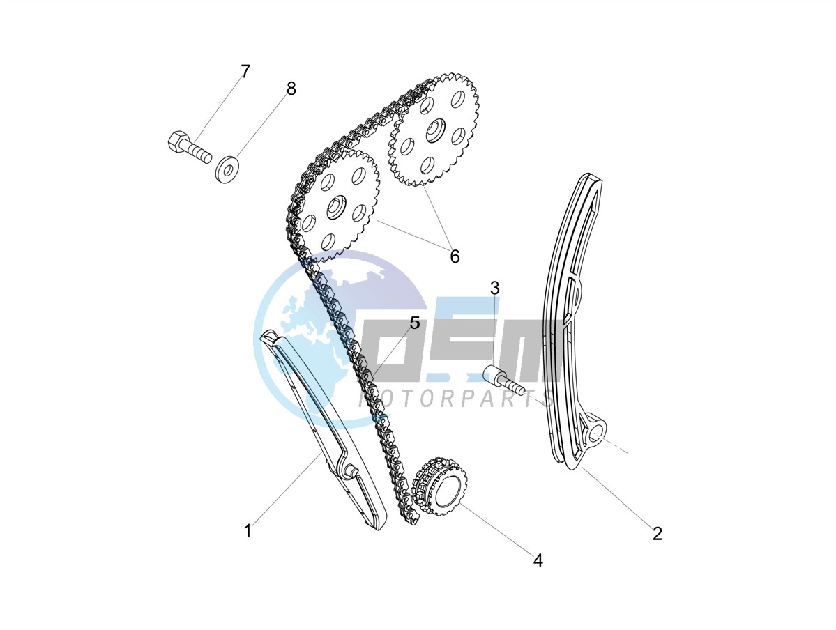 Front cylinder timing system