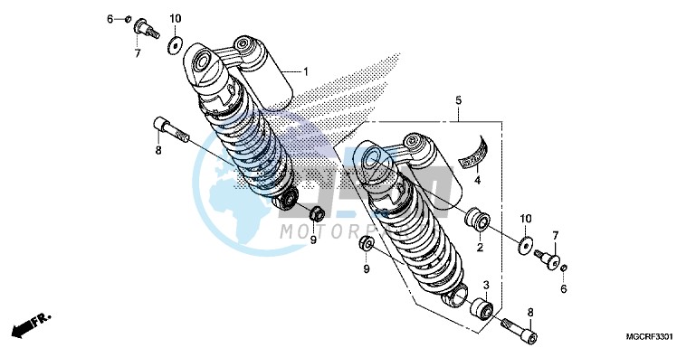 REAR CUSHION (CB1100NA/NAD)