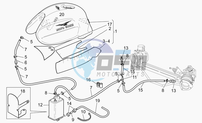 Fuel vapour recover system