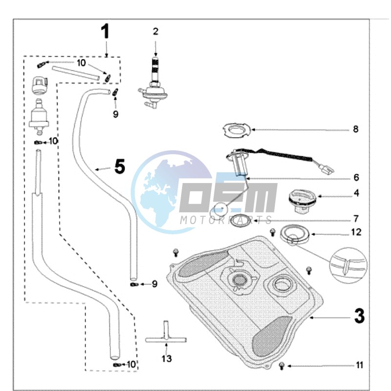 TANK AND FUEL PUMP