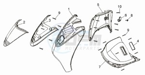 CELLO 50 45KMH drawing COWLING FRONT / COWLING INNER