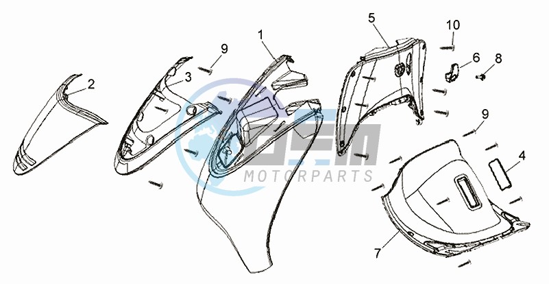 COWLING FRONT / COWLING INNER