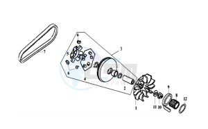 EURO MX 125 DUAL DISK 50 drawing CLUTCH / V-SNAAR