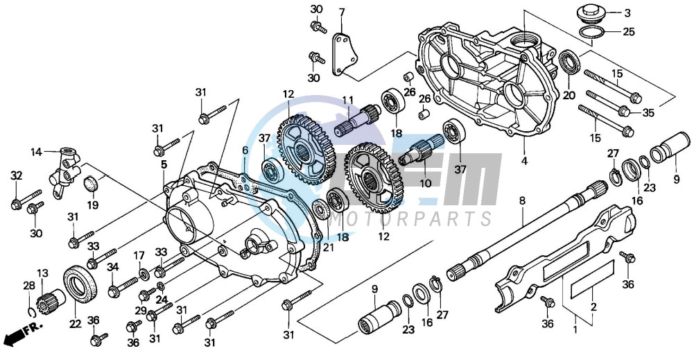 FRONT DRIVESHAFT