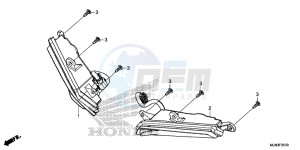 CTX1300AE CTX1300A UK - (E) drawing FRONT WINKER