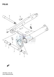 VZR1800 (E50) INTRUDER drawing REAR SWINGING ARM