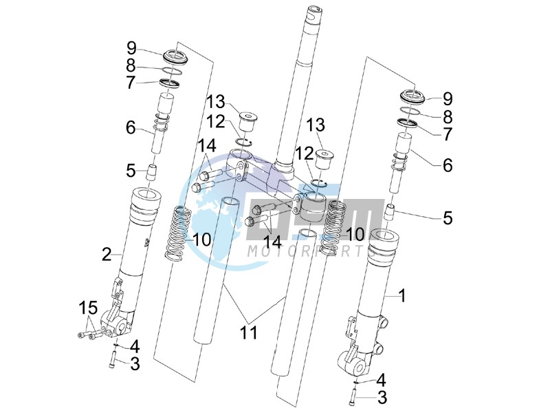 Fork components (Kayaba)