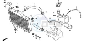 NSR75 drawing RADIATOR