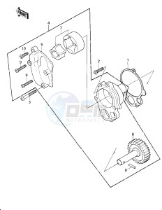 KZ 1300 A (A1-A3) drawing OIL PUMP