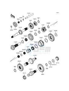 MULE PRO-DX KAF1000EGF EU drawing Transmission