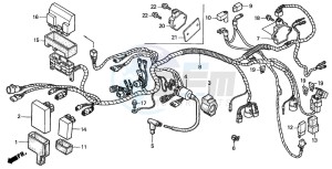 TRX450S drawing WIRE HARNESS (ES)