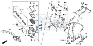 CBF1000T drawing FR. BRAKE MASTER CYLINDER (CBF1000A/T/S)