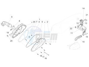 Fly 150 4T 3V ie (APAC) drawing Air filter