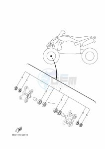 YFZ450R (BKD5) drawing MAINTENANCE PARTS KIT