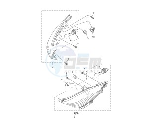 XP T-MAX WHITE MAX 500 drawing FLASHER LIGHT