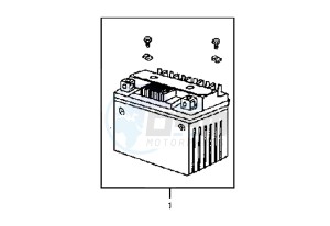 JET BASIX 50 drawing BATTERY