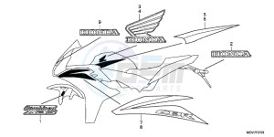 CBR600FAB CBR600F ABS E drawing MARK (2)