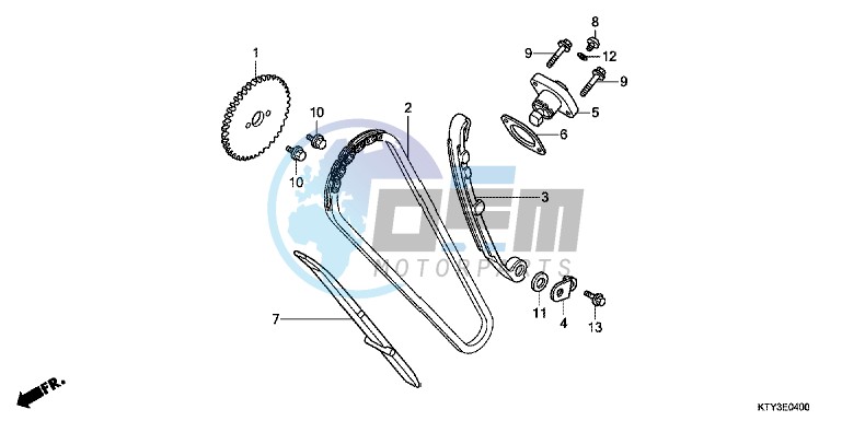 CAM CHAIN/ TENSIONER