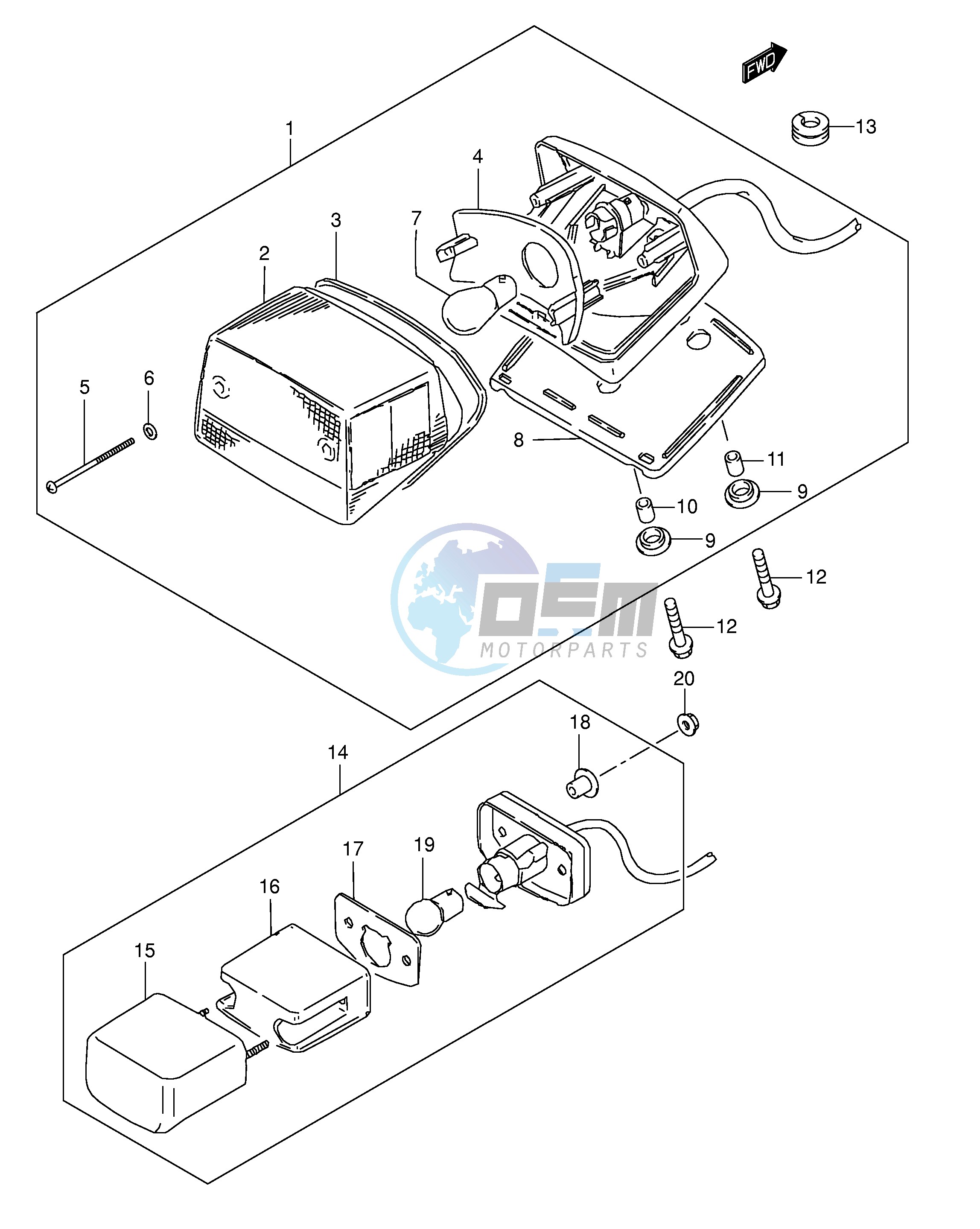 REAR COMBINATION LAMP