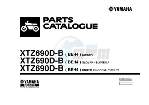 XTZ690D-B TENERE 700 (BEH4) drawing Infopage-1