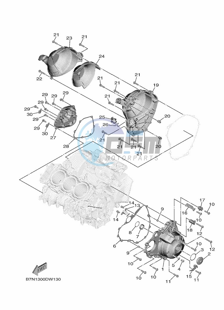 CRANKCASE COVER 1