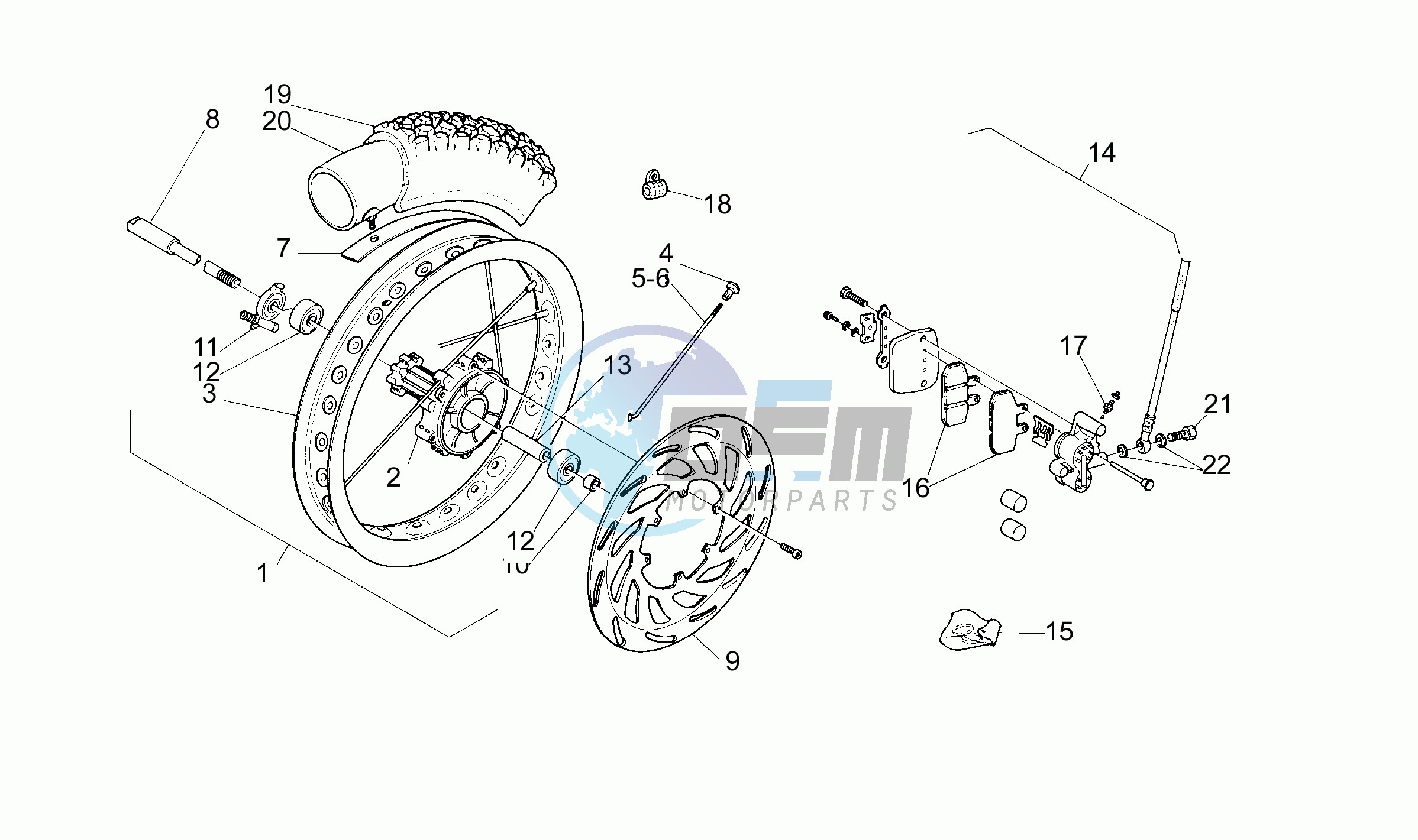 Front wheel