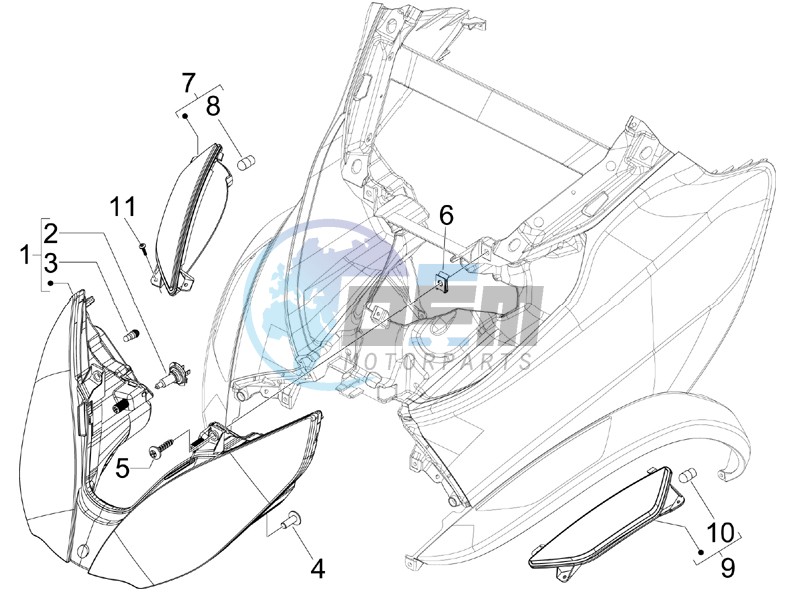 Head lamp - Turn signal lamps