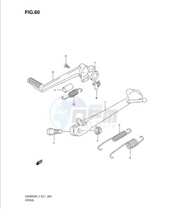 GSXF650 drawing STAND