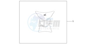 CBR1000RRA Korea - (KO) drawing TANK PAD