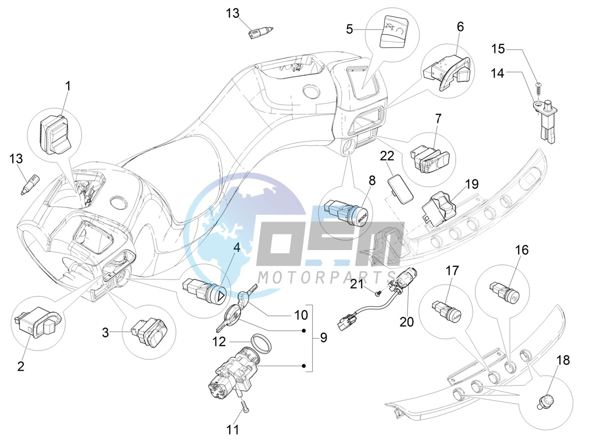 Selectors - Switches - Buttons