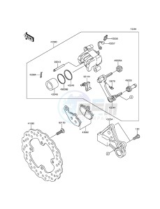 NINJA ZX-6R ZX600RGF FR GB XX (EU ME A(FRICA) drawing Rear Brake