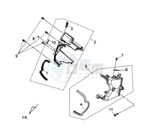 COMBIZ 50 drawing FLYWHEEL COVER