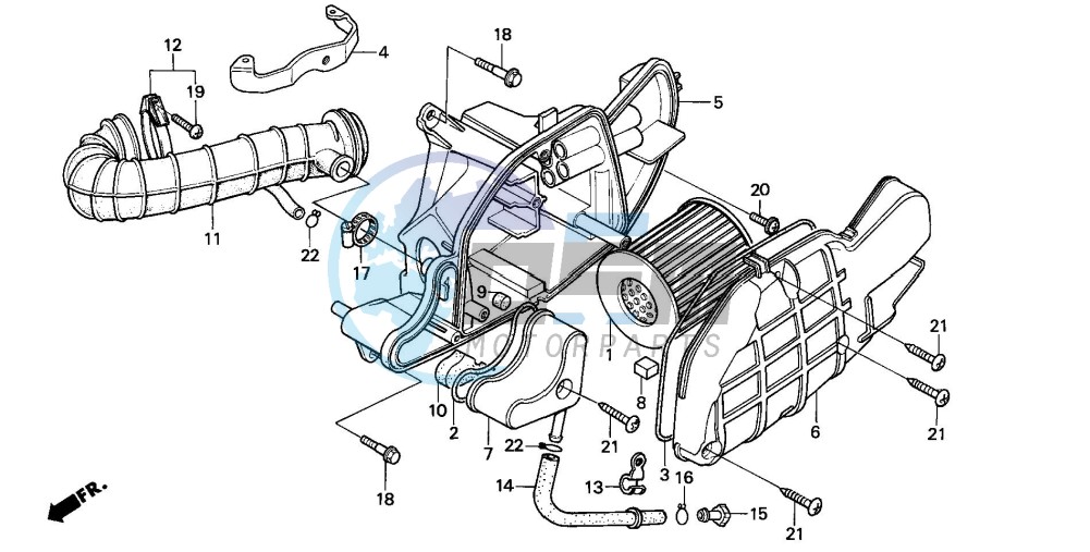 AIR CLEANER (CH125J/L/M/N/P/R)