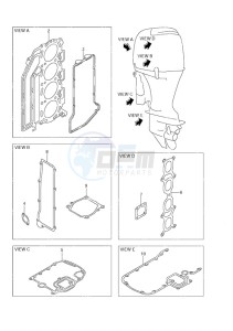 DF 140 drawing Gasket Set