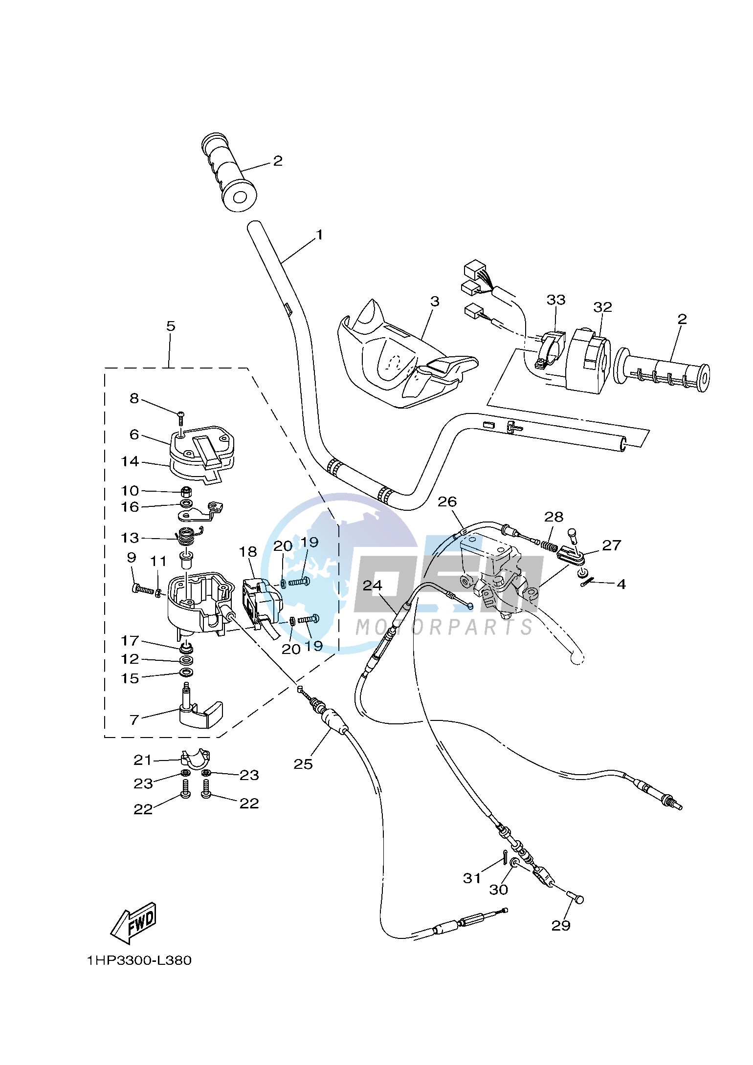 STEERING HANDLE & CABLE