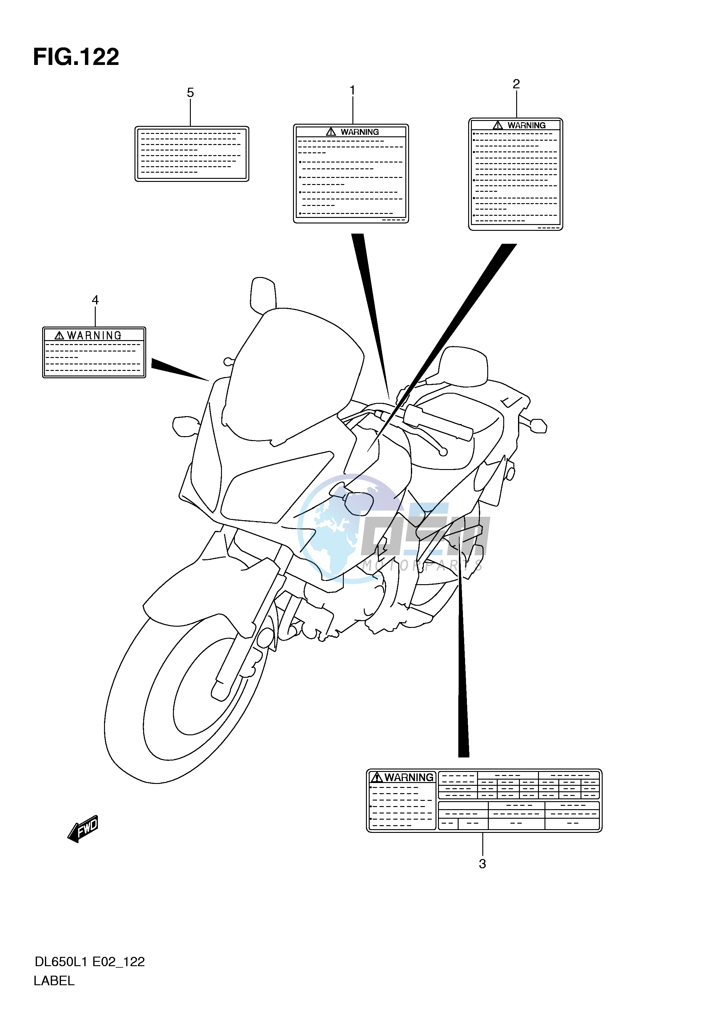 LABEL (DL650L1 E19)