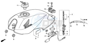 CG125ES drawing FUEL TANK