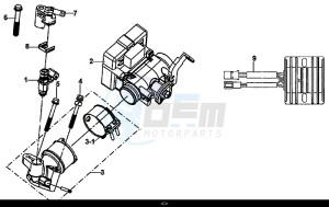 SYMPHONY SR 125 (AZ12W4-EU) (L7-M0) drawing ECU SET