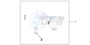 CBR1000RR9 Europe Direct - (ED / MME) drawing TANK BAG ATT KIT