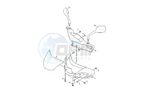 NXC CYGNUS X 125 drawing COWLING