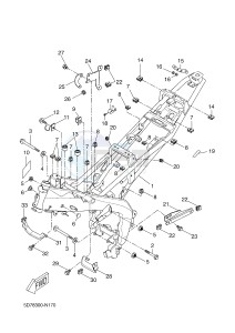 YZF-R125 R125 (5D7K 5D7K 5D7K 5D7K) drawing FRAME