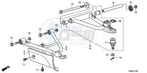 TRX500FAC drawing FRONT ARM