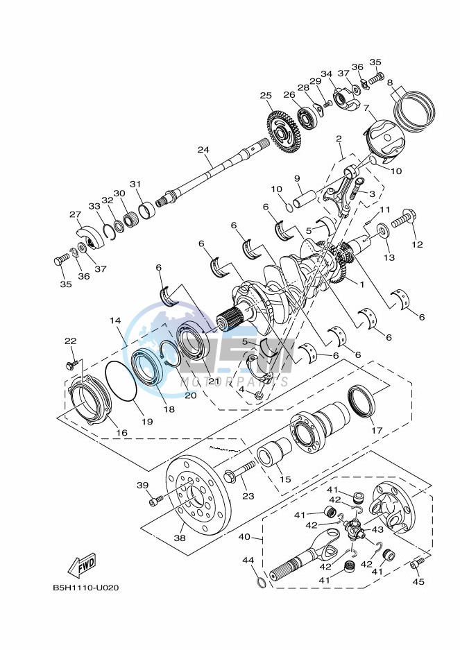 CRANKSHAFT & PISTON