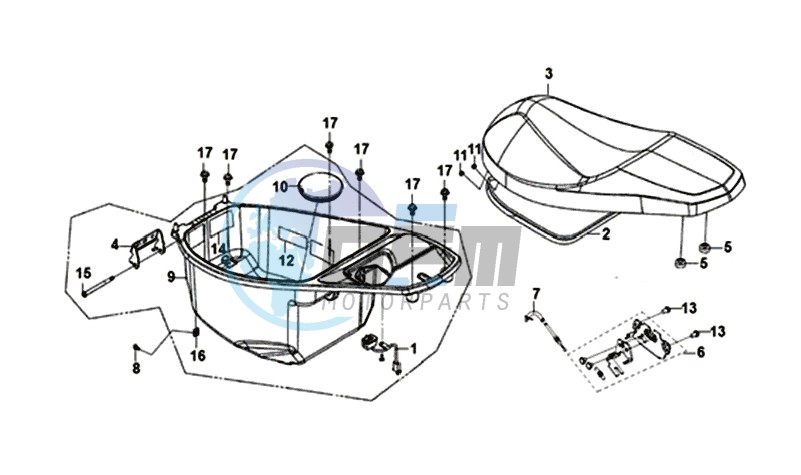 BUDDTSEAT - HELMET BOX - CARRIER