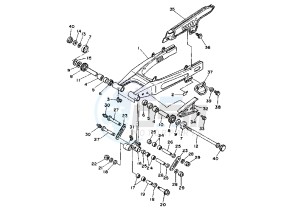 XTZ SUPER TENERE 750 drawing REAR ARM