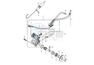 DT X 125 drawing OIL PUMP