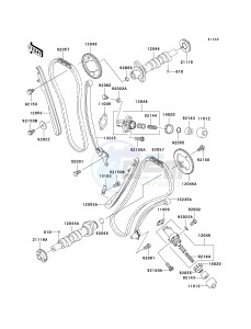 VN 1600 A [VULCAN 1600 CLASSIC] (A6F-A8FA) A6F drawing CAMSHAFT-- S- -_TENSIONER